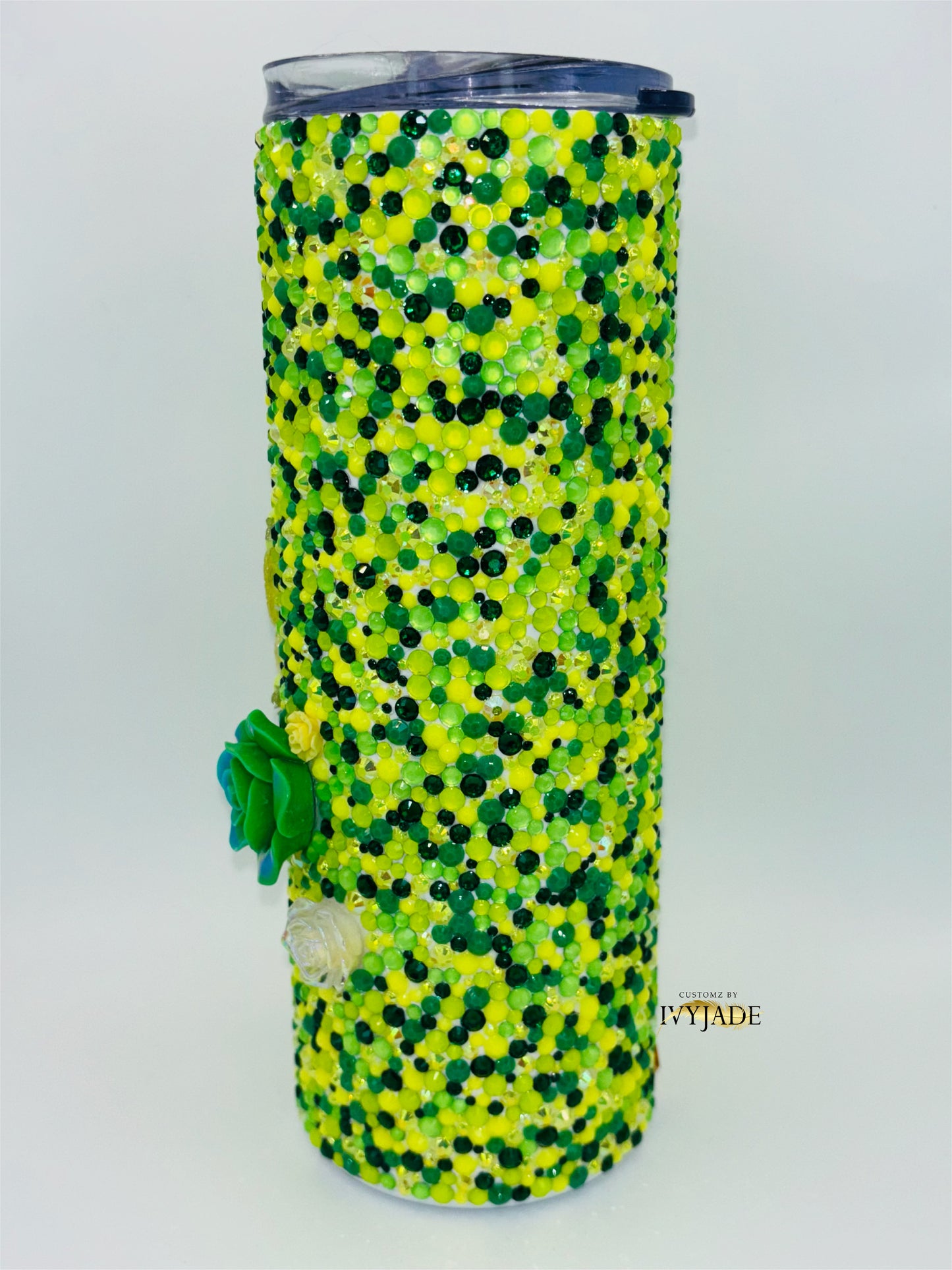Forest Green 20oz Rhinestone Tumbler