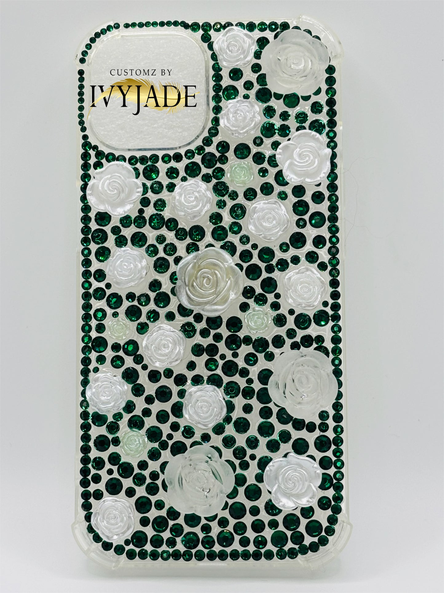 White Rose Garden Iphone 15 Case