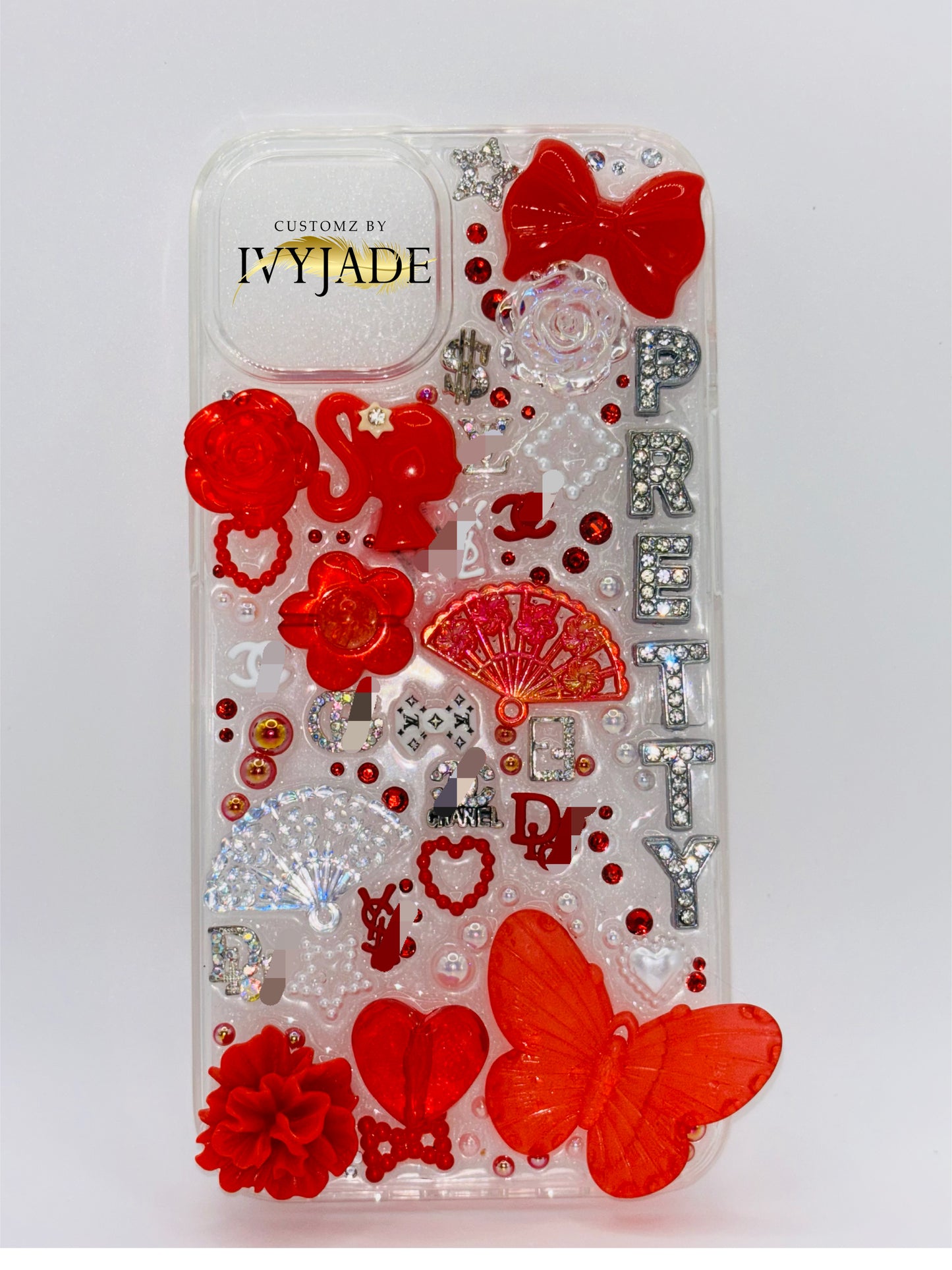 IPhone 14 Pretty Red Lux Junk Case