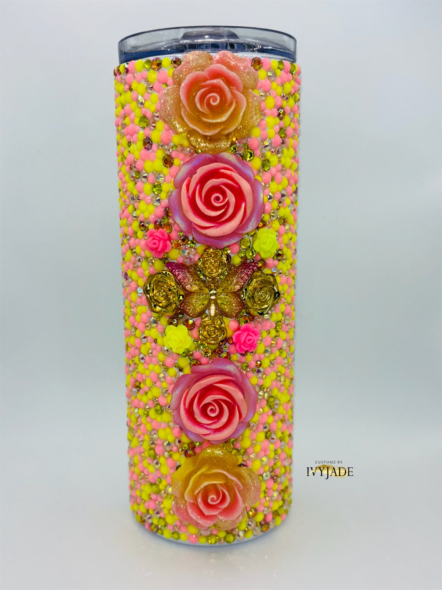 Spring Love 20oz Rhinestone Tumbler