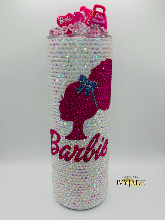 Doll inspired 20oz Rhinestone Tumbler