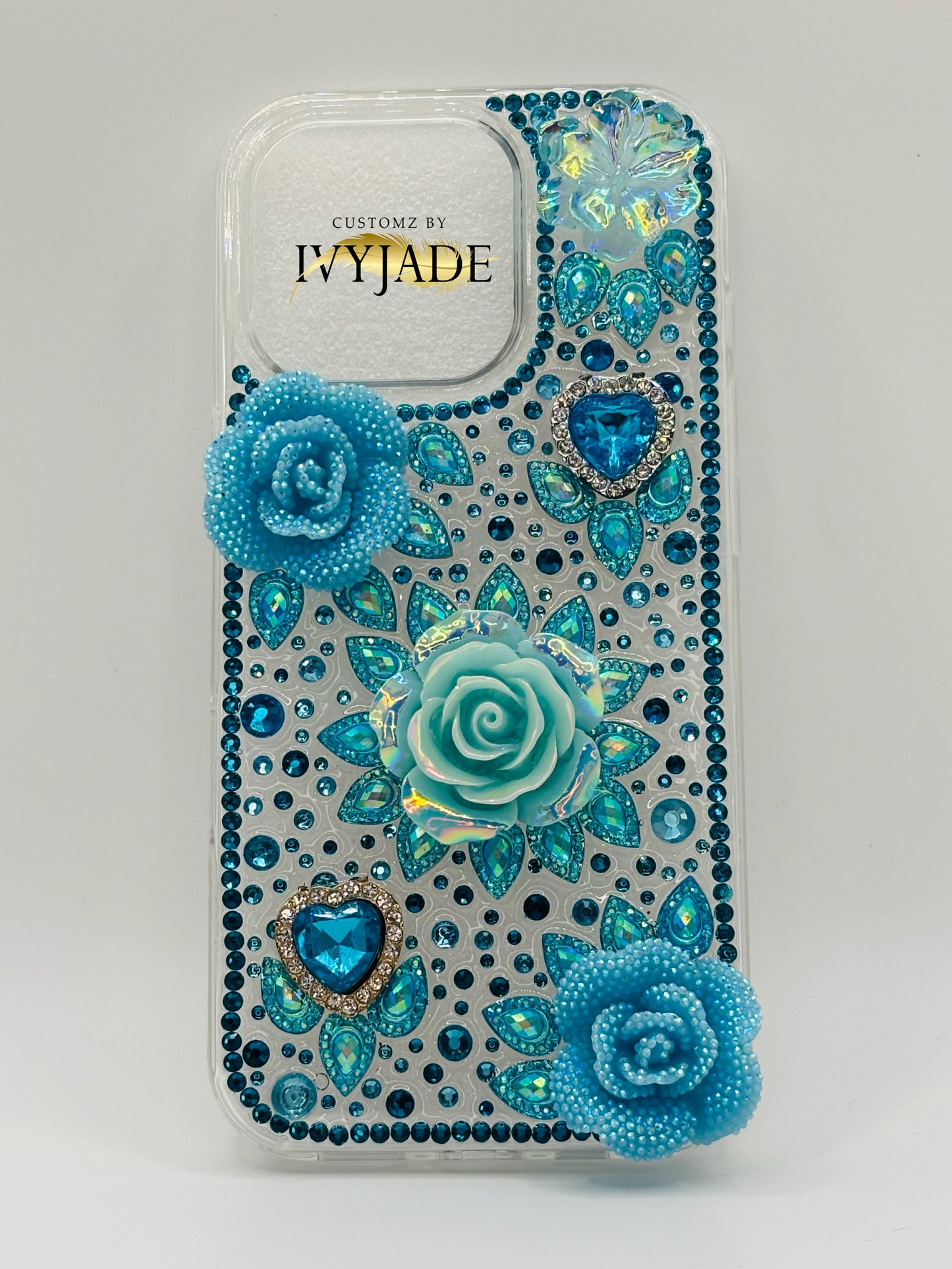 Peacock Teal Iphone 16 Pro Case