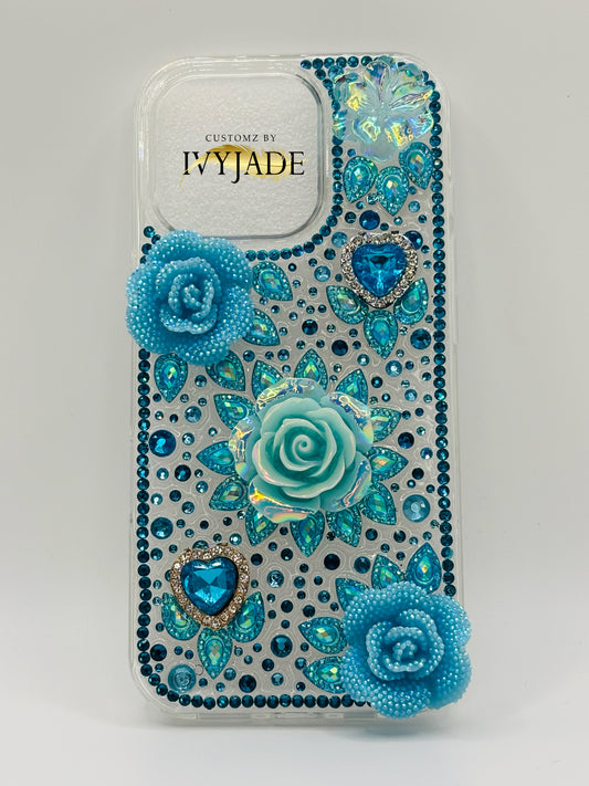 Peacock Teal Iphone 16 Pro Case