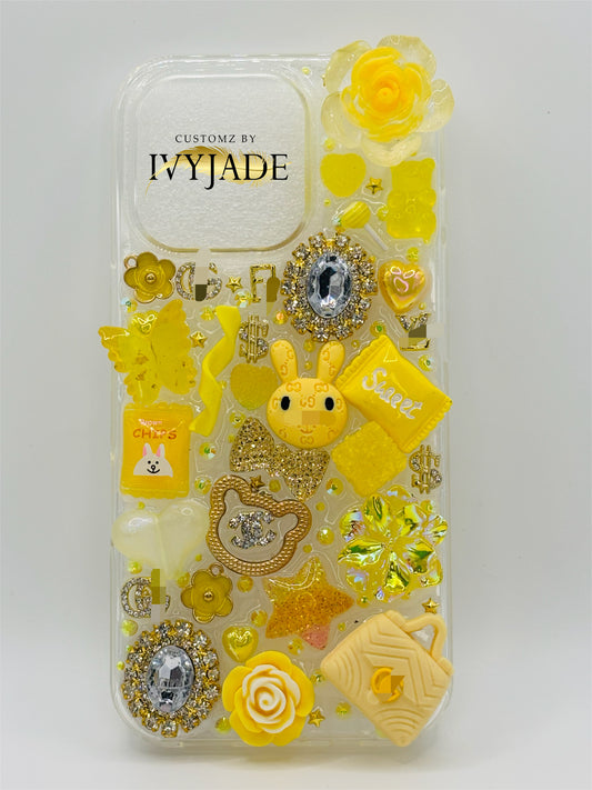 Yellow IPhone 16 Pro Lux Junk Case