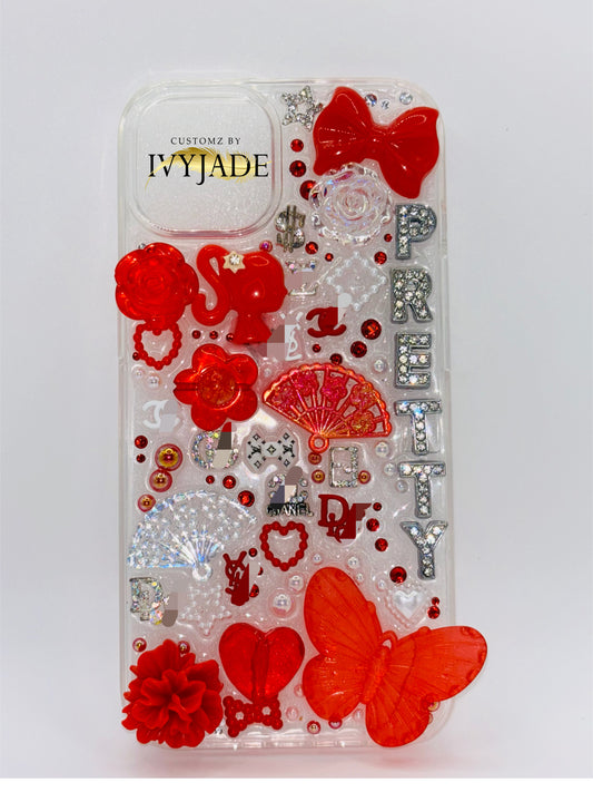 IPhone 14 Pretty Red Lux Junk Case