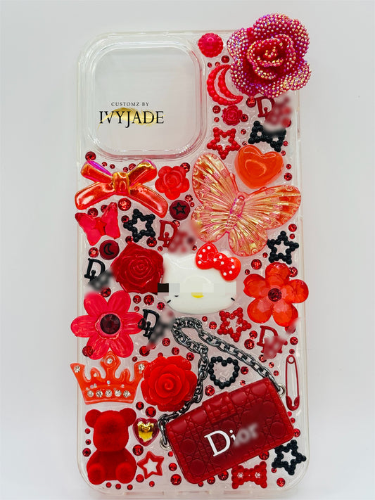 Red Lux Junk Iphone 15 Pro Max Case